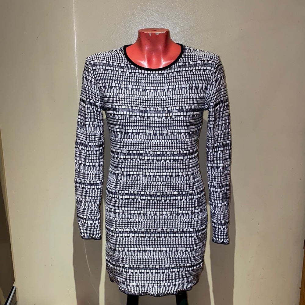 Helmut Lang sweater knit dress